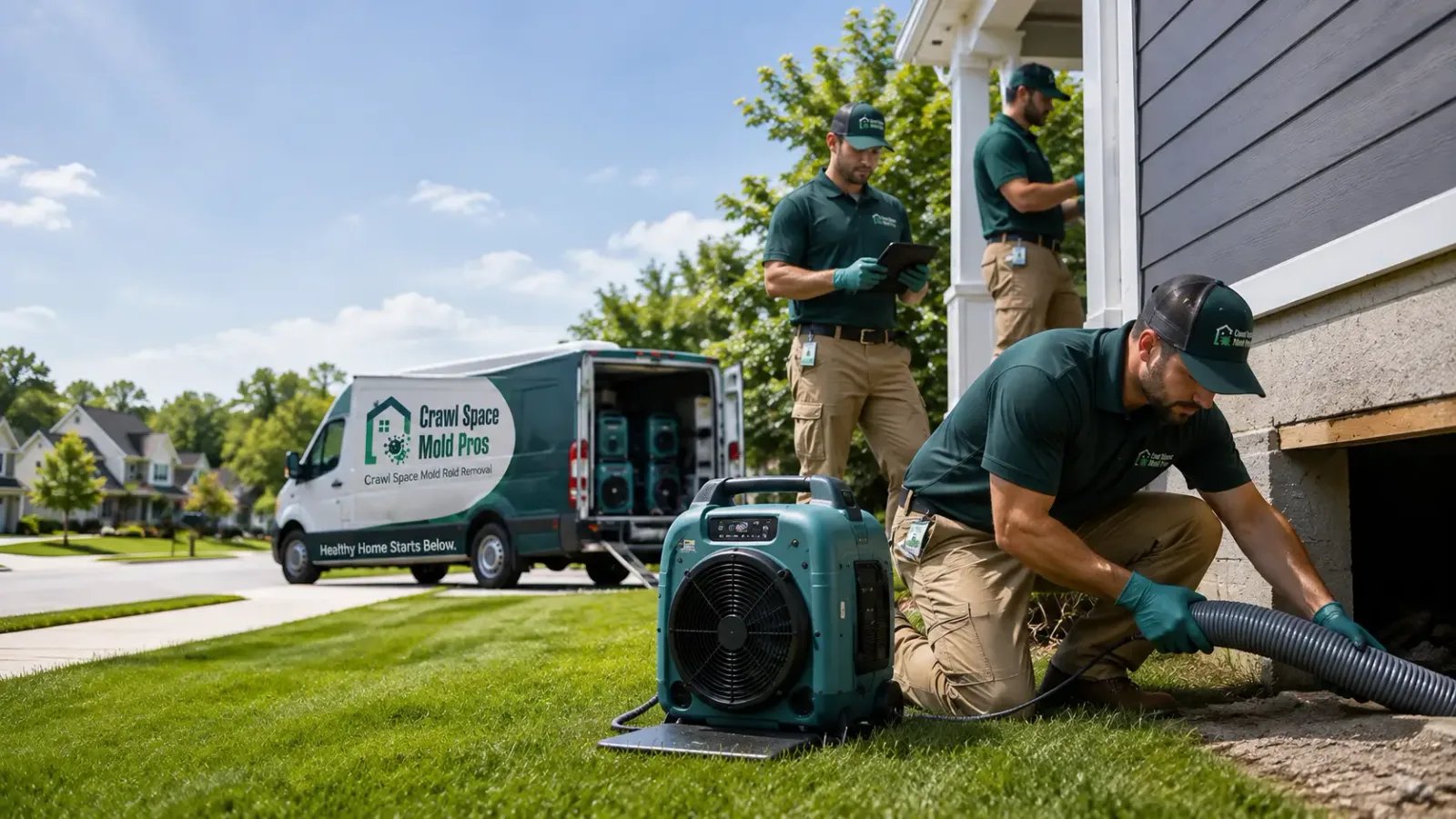 Crawl Space Mold Removal in Fountain, MN